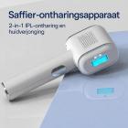 Professioneel IPL-Laserontharingsapparaat met Geavanceerde IGBT-Technologie – Snelle Permanente Ontharing met Slimme Ice-Cool en Pijnloze Laserontharing – Grijs