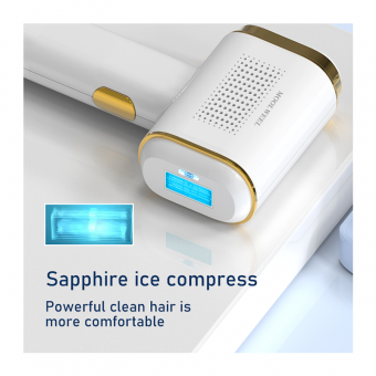 IPL - Hårfjerning T023IGBT, Dual-Pulse og Ice-Cool IPL-hårfjerning. Hurtige, smertefri resultater på klinikniveau.