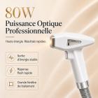Laser d’Épilation 808 nm – Appareil Épilation Laser Professionnel 80W avec Refroidissement Glacé, Technologie Laser Or, Traitement Indolore et Résultats Durables