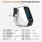 Appareil EMS NEO de Modelage Corporel – Appareil RF EMS de bureau à deux poignées pour le ventre, la taille, les bras et les jambes – tonification musculaire, raffermissement et réduction des graisses
