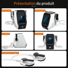 Appareil EMS NEO de Modelage Corporel – Appareil RF EMS de bureau à deux poignées pour le ventre, la taille, les bras et les jambes – tonification musculaire, raffermissement et réduction des graisses