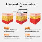 Dispositivo para modelar el cuerpo EMS NEO, con dos mangos y un diseño compacto de sobremesa para uso doméstico. 