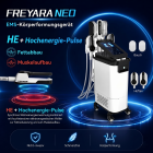 FREYARA NEO EMS Körperformungsgerät mit Hochfrequenz & Radiofrequenz – Professionelles Gerät für Fettabbau, Muskelaufbau & Körperstraffung (FDA-zertifiziert)