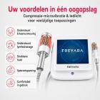 Inner Ball Roller Massageapparaat met 2 Handstukken – Compressie- en Microvibratietherapie met Rood & Blauw LED-licht voor Lichaamscontouring, Lymfedrainage, Cellulitevermindering, Spierontspanning en Huidversteviging