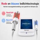 Inner Ball Roller Massageapparaat met 2 Handstukken – Compressie- en Microvibratietherapie met Rood & Blauw LED-licht voor Lichaamscontouring, Lymfedrainage, Cellulitevermindering, Spierontspanning en Huidversteviging