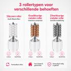 Inner Ball Roller Massageapparaat met 2 Handstukken – Compressie- en Microvibratietherapie met Rood & Blauw LED-licht voor Lichaamscontouring, Lymfedrainage, Cellulitevermindering, Spierontspanning en Huidversteviging