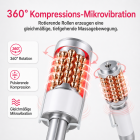 Inner Ball Roller Massagegerät mit 2 Griffen – Kompressions- und Mikrovibrations-Therapie mit Rot- & Blau-LED für Körperformung, Lymphdrainage, Cellulite-Reduktion, Muskelentspannung & Hautstraffung