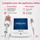 Machine de massage Inner Ball Roller à 2 poignées – Thérapie par micro-vibrations compressives avec lumière LED rouge et bleue pour remodelage du corps, drainage lymphatique, réduction de la cellulite, relaxation musculaire et raffermissement de la peau