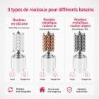 Machine de massage Inner Ball Roller à 2 poignées – Thérapie par micro-vibrations compressives avec lumière LED rouge et bleue pour remodelage du corps, drainage lymphatique, réduction de la cellulite, relaxation musculaire et raffermissement de la peau