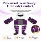 Full Body Air Compression Massager, Professional Pressotherapy Machine for Lymphatic Drainage, Relieve Swelling, Edema Relief, Muscle Recovery, Eliminate Fatigue & Boost Circulation