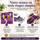FREYARA Appareil de pressothérapie professionnel corps entier par compression d’air – drainage lymphatique, réduction des gonflements et récupération musculaire