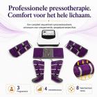 Professioneel Pressotherapieapparaat voor het Hele Lichaam met Luchtcompressiemassage – voor Lymfedrainage, Vermindering van Zwelling en Oedeem, Spierherstel, Vermoeidheidsverlichting en Stimulering van de Bloedsomloop