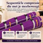 Professioneel Pressotherapieapparaat voor het Hele Lichaam met Luchtcompressiemassage – voor Lymfedrainage, Vermindering van Zwelling en Oedeem, Spierherstel, Vermoeidheidsverlichting en Stimulering van de Bloedsomloop