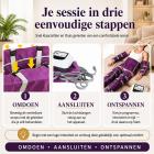 Professioneel Pressotherapieapparaat voor het Hele Lichaam met Luchtcompressiemassage – voor Lymfedrainage, Vermindering van Zwelling en Oedeem, Spierherstel, Vermoeidheidsverlichting en Stimulering van de Bloedsomloop