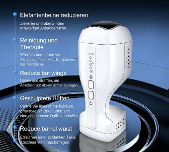 UC BodySlim 3.0 – Nicht-invasives Ultraschall-Fettabbaugerät für Bauch, Oberschenkel, Arme und Hüften