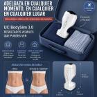 UC - BodySlim 3.0, dispositivo de reducción de grasa por ultrasonido no invasivo, ideal para abdomen, muslos, brazos y caderas.