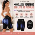 FREYARA EMS-BodyFirming J12 EMS & TENS Dual-Pulse Body Sculpting Shorts met 8 Modi en Warmtetherapie – voor Zichtbare Lifting, Huidversteviging en Versterking van de Core – Maat XL