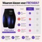 FREYARA EMS-BodyFirming J12 EMS & TENS Dual-Pulse Body Sculpting Shorts met 8 Modi en Warmtetherapie – voor Zichtbare Lifting, Huidversteviging en Versterking van de Core – Maat XL