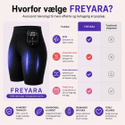 FREYARA EMS-BodyFirming J12, EMS & TENS Dual-Pulse Sculpting Shorts, 8 tilstande & varme for synligt løft, opstramning & styrkelse af kernemuskulaturen