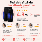 FREYARA EMS-BodyFirming J12, EMS & TENS Dual-Pulse Sculpting Shorts, 8 tilstande & varme for synligt løft, opstramning & styrkelse af kernemuskulaturen