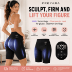 FREYARA EMS-BodyFirming J12, EMS & TENS Dual-Pulse Sculpting Shorts,8 Modes & Heat for Visible Lifting, Firming & Strengthen Core