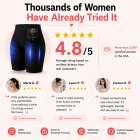 FREYARA EMS-BodyFirming J12, EMS & TENS Dual-Pulse Sculpting Shorts,8 Modes & Heat for Visible Lifting, Firming & Strengthen Core