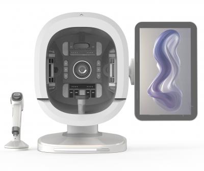 Máquina de análisis facial inteligente K33 para la piel: 8 modos de imagen espectral | Captura con 3 cámaras de 180° | Pantalla de 15,6 pulgadas | Más de 30 indicadores de piel | Algoritmos personalizados para todos los tonos de piel | Microscopio portáti