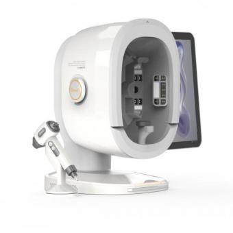 K33 KI Hautanalysegerät – 8 Spektralmodi, 180° 3-Kamera Gesichtsscanner, 15.6" Display, 30+ Hautparameter, für alle Hauttypen, inkl. 50x Kopfhaut Mikroskop