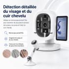 K33 Analyseur de Peau IA Professionnel – 8 Spectres d’Imagerie | Système 3 Caméras 180° | Écran 15,6” | 30+ Indicateurs Avancés | Algorithmes Multi-Types de Peau | Microscope 50X Cuir Chevelu