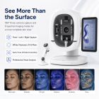 K33 Facial Skin AI Intelligent Analysis Machine: 8 Spectral Imaging Modes | 180° 3-Camera Capture 15.6inch Screen| 30+ Skin Indicators| Custom Algorithms for All Skin Tones | 50X Handheld Microscope for Scalp Detection