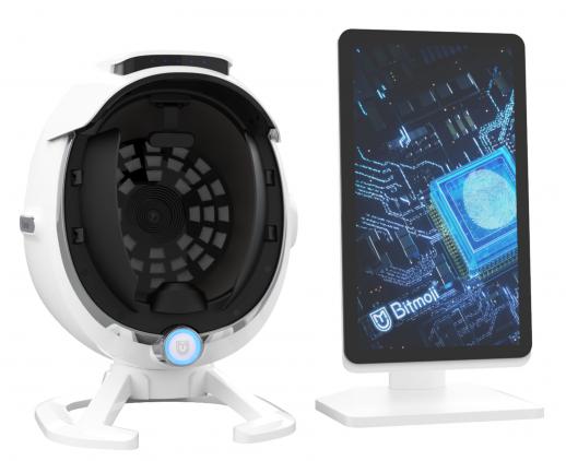 A6 Plus AI Huidtester – Gezichtshuidanalysator met 8 spectrale beeldvormingstechnieken en meer dan 30 detectiedimensies, 24-in-1 huidverzorgingsapparaat, Baumann huidtypeclassificatie, 20,5 inch scherm