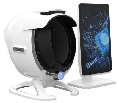 A6 Plus AI Huidtester – Gezichtshuidanalysator met 8 spectrale beeldvormingstechnieken en meer dan 30 detectiedimensies, 24-in-1 huidverzorgingsapparaat, Baumann huidtypeclassificatie, 20,5 inch scherm