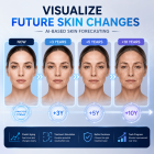 Analizador de piel A6 Plus AI: analizador facial de imágenes espectrales con más de 30 dimensiones de detección, dispositivo de cuidado de la piel 24 en 1, clasificación de tipo de piel Baumann, pantalla de 20,5 pulgadas.