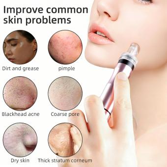HOBA - FacialClean 1.0 Plus,Deep Cleaning Vacuum Blackhead Remover Device Spray Water Injection Hydro Jet 8 Head Oxygen Small Bubbles Beauty Machine
