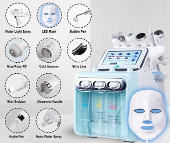 Professional 10-in-1 Hydro Aqua Peeling Machine, Micro Dermabrasion, BIO Face Lifting, Hydrating & Hydro Oxygen Jet for Advanced Skin Management & Beauty Care Professional 10-in-1 Hydro Aqua Peeling Machine, Micro Dermabrasion, BIO Face Lifting, Hydrating & Hydro Oxygen Jet for Advanced Skin Management & Beauty Care