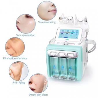 Professional 6-in-1 Hydro Aqua Peeling Machine, Micro Dermabrasion, BIO Face Lifting, Hydrating & Hydro Oxygen Jet for Skin Management & Beauty Care Professional 6-in-1 Hydro Aqua Peeling Machine, Micro Dermabrasion, BIO Face Lifting, Hydrating & Hydro Oxygen Jet for Skin Management & Beauty Care
