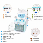Professionelle 6in1 Hydro Aqua Peeling Gerät, Mikrodermabrasion, BIO Gesichtsstraffung, Hydratisierung & Hydro Sauerstoff Jet für Fortgeschrittene Hautpflege & Anti-Aging Behandlung