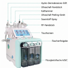 Professionelle 6in1 Hydro Aqua Peeling Gerät, Mikrodermabrasion, BIO Gesichtsstraffung, Hydratisierung & Hydro Sauerstoff Jet für Fortgeschrittene Hautpflege & Anti-Aging Behandlung