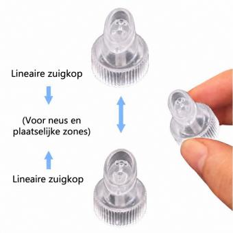 Mini Small Bubbles Beauty Machine Crystal Head Originele Vervangende Kop, Een Set van 8, 4 Soorten Kristallen Kopjes