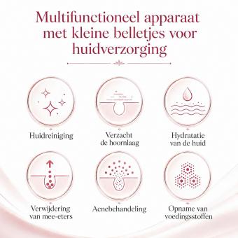 HOBA - FacialClean 3-in-1 Hydraterend Gezichts- en Poriënreinigingsapparaat met Kleine Bubbels – Uitgebreid Huidmanagement, Mee-eterverwijdering en Seruminfusie voor Professionele Sparesultaten Thuis