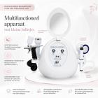 HOBA - FacialClean 3-in-1 Hydraterend Gezichts- en Poriënreinigingsapparaat met Kleine Bubbels – Uitgebreid Huidmanagement, Mee-eterverwijdering en Seruminfusie voor Professionele Sparesultaten Thuis