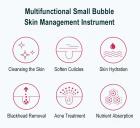 HOBA - FacialClean 8in1, Hydrating Facial Pore Cleaner Small bubble skin comprehensive management beauty instrument,Blackhead Removal & Serum Infusion,Professional Spa Results at Home