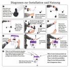 FREYARA Professioneller Gesichtsbedampfer mit Heiß- und Kaltdampf & Doppelarm für Zuhause – Tiefenreinigung der Poren, Porenverfeinerung, Hautpflege, Feuchtigkeitspflege & strahlender Teint für Home Spa