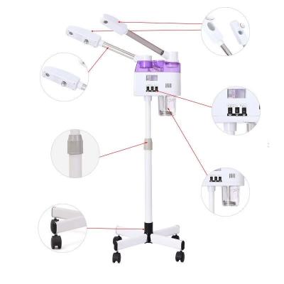 FREYARA Professional Dual Arm Hot & Cold Facial Steamer for Home Spa, Deep Pore Cleansing, Pore Tightening, Refines Skin, Glowing Skin and Replenish Skin Moisture