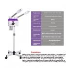 FREYARA Professional Dual Arm Hot & Cold Facial Steamer for Home Spa, Deep Pore Cleansing, Pore Tightening, Refines Skin, Glowing Skin and Replenish Skin Moisture