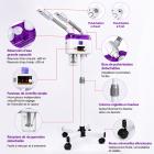 FREYARA Vapozone Facial Professionnel Double Bras Chaud & Froid pour spa à domicile – Nettoyage Profond, Resserrement des Pores et Hydratation