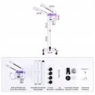 FREYARA Vapozone Facial Professionnel Double Bras Chaud & Froid pour spa à domicile – Nettoyage Profond, Resserrement des Pores et Hydratation
