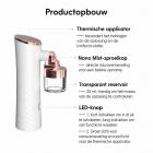 FREYARA 2-in-1 Anti-Glycatie Nano-Spray Gezichtsapparaat & Thermage Schoonheidsapparaat voor Thuisgebruik – Herstelt Suikerschade, Stimuleert Collageen, Bevordert Serumopname en Diepe Hydratatie