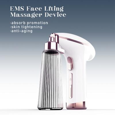 FREYARA Appareil anti-âge visage 3-en-1 avec nano-brumisateur, microcourants MIFR et LED bleue – lift du visage, définition de l’ovale, hydratation et peau plus nette