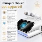 Appareil professionnel de microneedling RF à l'or pour le visage et le corps avec marteau de glace pour resserrer les pores, combler les cicatrices d'acné, lifter la peau relâchée, estomper les rides, réguler l'excès de sébum et réduire les points noirs.